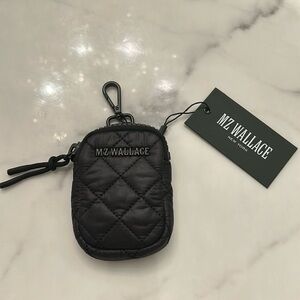 NWT MZ WALLACE BLACKK LARGE METRO LINK POUCH